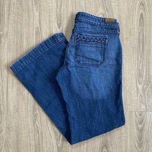 Ariat Trouser Jeans Dark Wash Braided Pockets, Size 29R